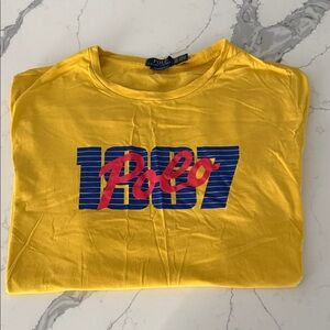 Polo by Ralph Lauren XXL Yellow 1967 Graphic Tee